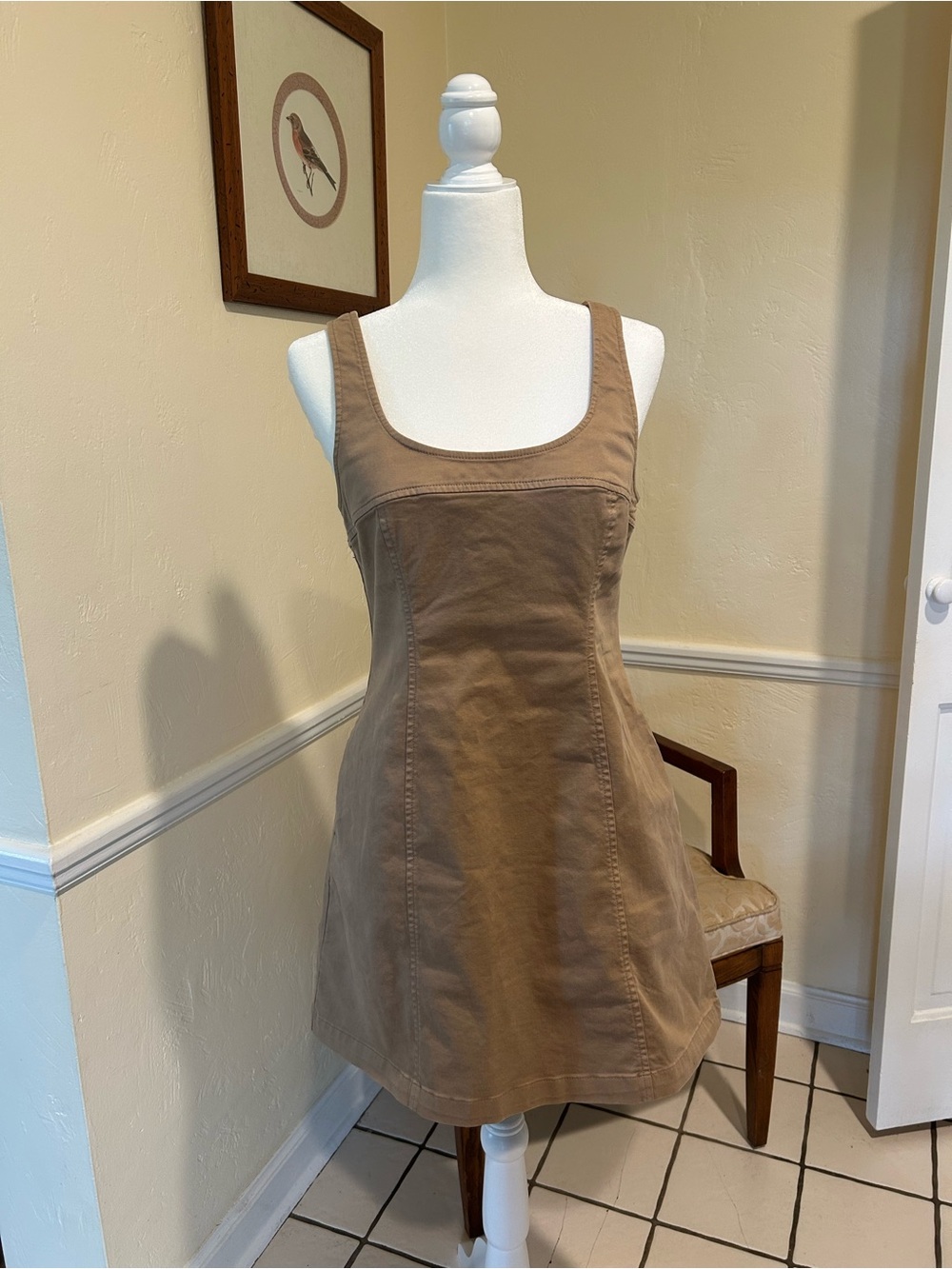 Madewell Tan Sleeveless A-Line Dress~Size 4